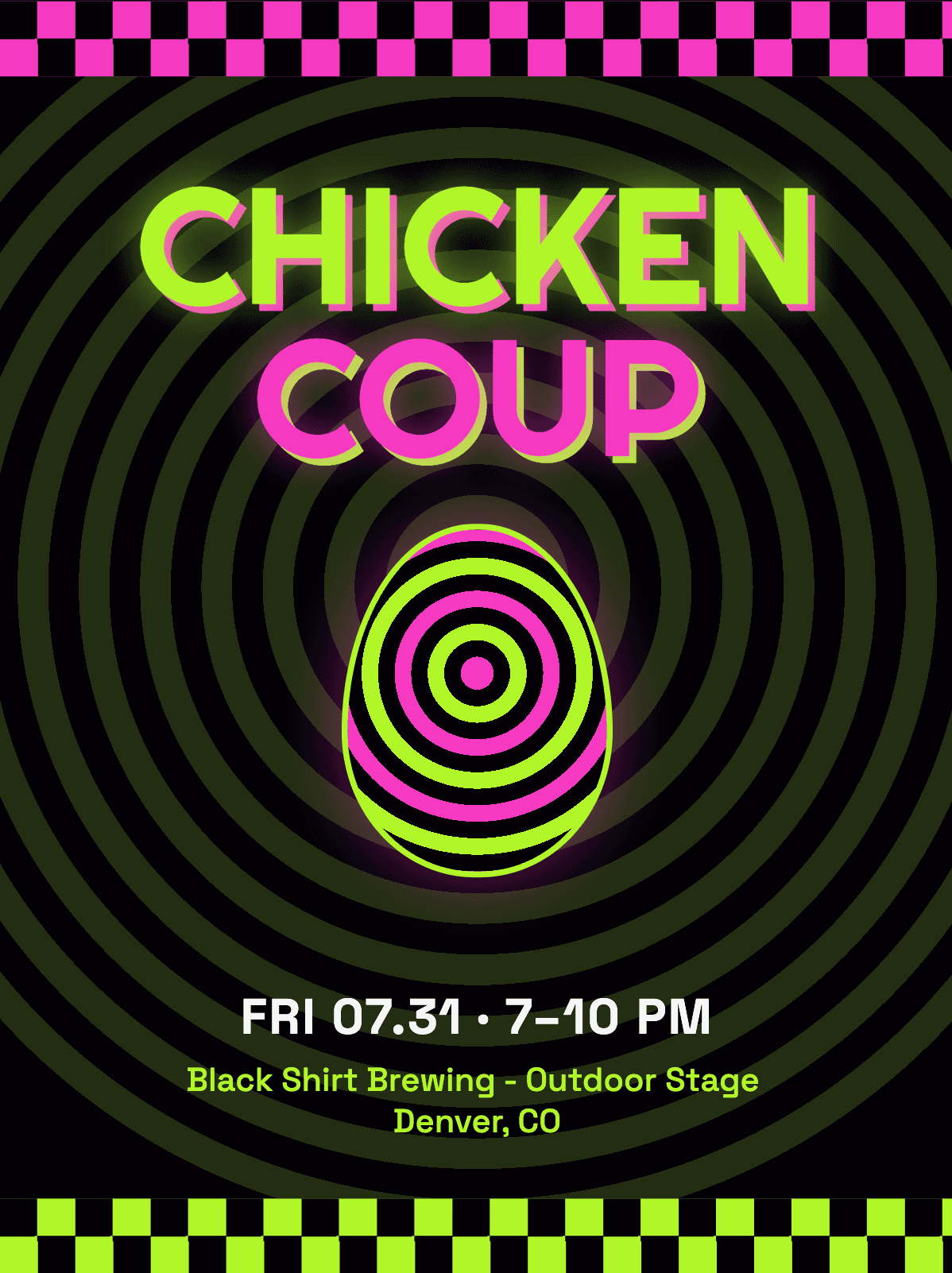 Chicken Coup live at Black Shirt Brewing - Friday 7/31 7-10 PM